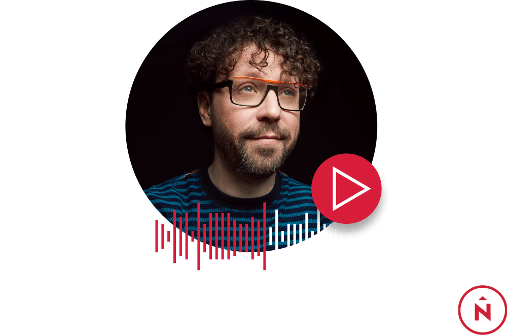 311 Podcast w/ Paul Bellows Paul Bellows with audio waves overlay